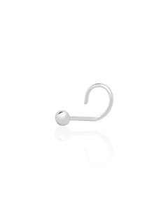 Piercing Nariz Bolinha 2mm UNIDADE - Prata 925