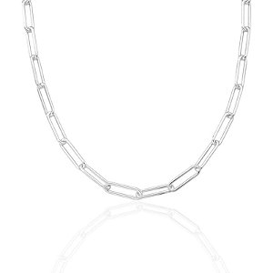 Colar Elo Longo Cartier 40cm - Prata 925