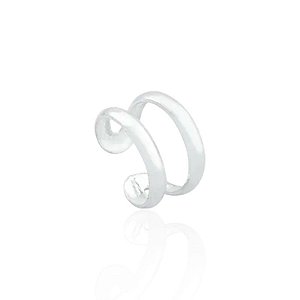Piercing Fake Liso 2 Linhas 8mm - Prata 925