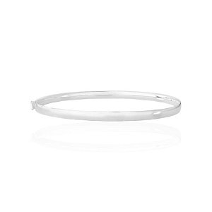 Bracelete Fio Meia Cana 4mm - Prata 925