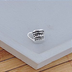 Berloque Xícara de Café Separador - Prata 925