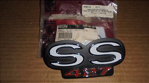 Chevelle SS 427 1966_67 Emblema Do Paralamas Novo Importado