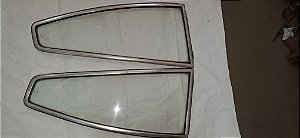 Karmann ghia TC - Par De Vidro Lateral Basculante Traseiro