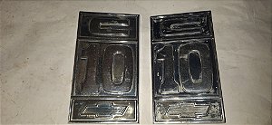 Chevrolet C10 - Par Emblema Original Do Paralama usado