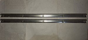 SP2 - Par de soleira de porta original em aluminio