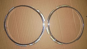 Karmann Ghia - Par Aro Interno Do Farol Novo Original + par aro externo