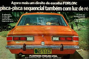 Opala Envemo 69_74 - Par de Lanterna Forlon acessório de época