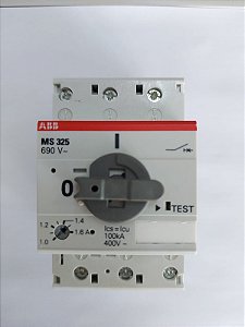 Disjuntor  Motor 1,6A(1-1,6)100KA MS325 cod.9763