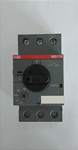 Disjuntor Motor 10A (6,3-10)50kA MS116 cod. 9761  ISAM250000R1010