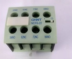 Contato Auxiliar CF 2Na+2Nf Ncf6 22, Marca Chint