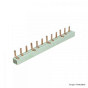 Barramento 3P, Liga 18 Disjuntores, Pino, Marca Chint