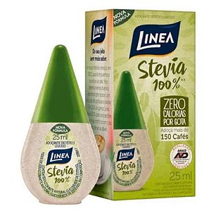 Adoçante 100% Stevia 25ml - Linea