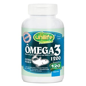 Ômega 3 - 1200mg 120 cápsulas - Unilife