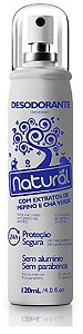 Desodorante Natural – Com extratos de pepino e chá verde contém 120ml – Suavetex