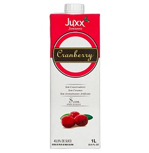 Suco funcional de cranberry sem adição de açúcares 1L  – Juxx