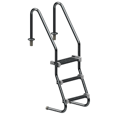 Escadas Confort Home 3 Degraus 1 1/2 Polegada Inox 304 Sodramar