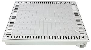 Tampa Para Casa de Máquinas Ventilada 80 x 80 Simples Branca