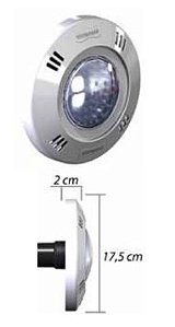 Luminária Led SMD RGB - 5 W para tubo de 50 mm - cabo 1,5 m