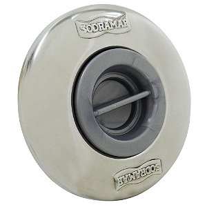 Dispositivo de Aspiração Piscinas de Alvenaria  Linha Pratic  1 1/2 polegadas ABS Inox 60 mm