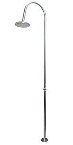 Ducha Para Piscinas de Piso Redonda Altura 275cm Havai Round