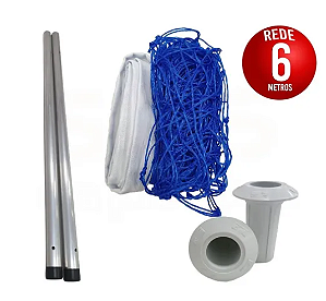 Kit Volei Para Piscinas Biribol 6 Metros - Pronta Entrega