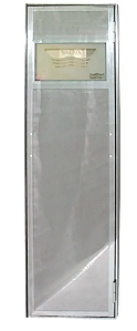 Porta de Aço Inox 0,57 x 1,90 mt Estrutura em alumínio chapa em aço inox c/ batente