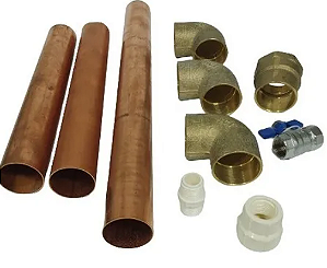 Kit Instalação 1 1/2 para Gerador de vapor CL de 6, 9 e 12 kw e geradores de vapor Steam Inox
