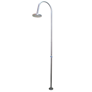 Ducha Para Piscinas de Piso Redonda Altura 275cm Havai Round - INOX 316