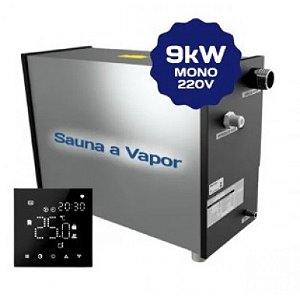 Sauna a Vapor Ginni G9 com Controlador Digital Mono 220v