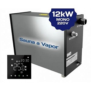 Sauna a Vapor Ginni G12 com Controlador Digital Mono 220v