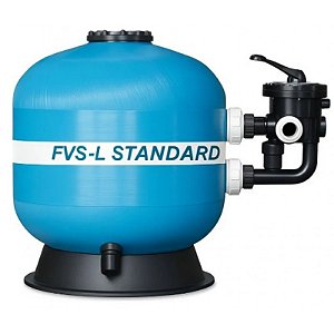 Filtro FVS- 120L standard com Válvula 2 1/2 Pol na Lateral inclusa - Sodramar