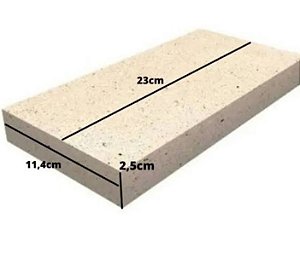 Placa refratária 25mm