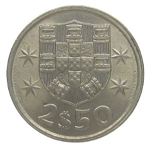 2,5 Escudos 1980 SOB Portugal Europa