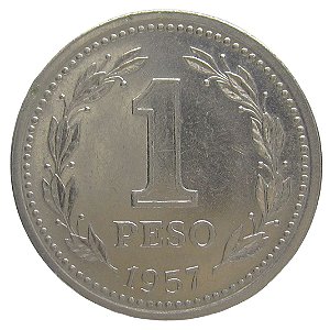 1 Peso 1957 MBC Argentina América