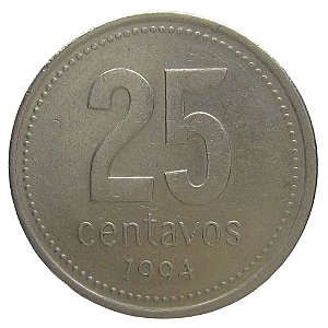 25 Centavos 1994 MBC Argentina América
