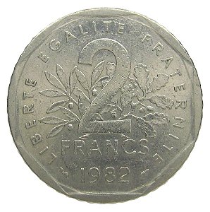 2 Francs 1982 MBC França Europa