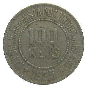 100 Réis 1935 MBC V.089