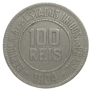100 Réis 1934 MBC V.088
