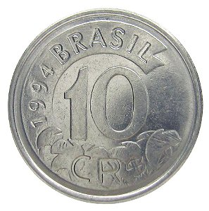 10 Cruzeiros Reais 1994 MBC Tamanduá V.433