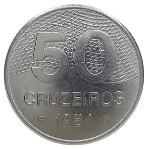 50 Cruzeiros 1984 MBC V.371