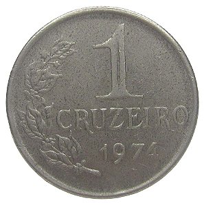 1 Cruzeiro 1974 MBC V.319 Cupro-Niquel
