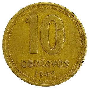 10 Centavos 1992 MBC Argentina América