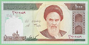 1000 Rials 2005 FE Irã Ásia