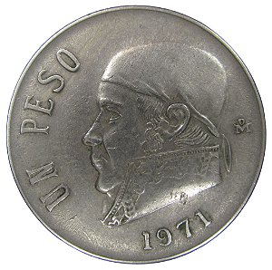 1 Peso 1971 MBC México América