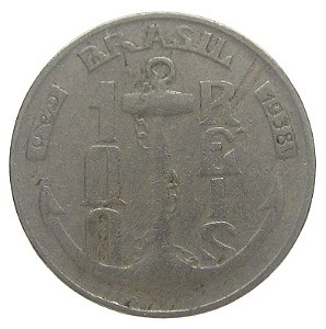 100 Réis 1938 MBC Tamandaré V-142