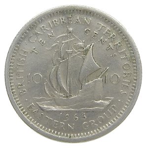 10 Cents 1965 Caribe Oriental MBC Europa