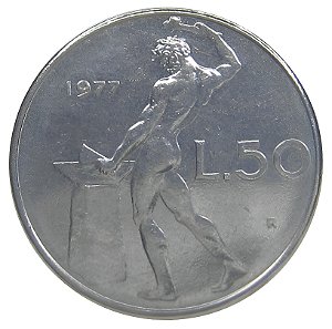 50 Liras 1977 MBC Itália Europa