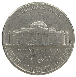 5 Cents 1962 MBC Estados Unidos da América