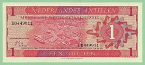 1 Gulden 1970 FE Antilhas Holandesas América