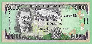 100 Dollars 2007 FE Jamaica América